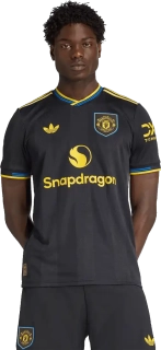 Pánský třetí zápasový dres Adidas Manchester United 25/26 černý