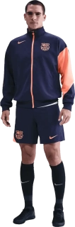 Pánská volná bunda Nike FC Barcelona 25/26 Strike Anthem modrá