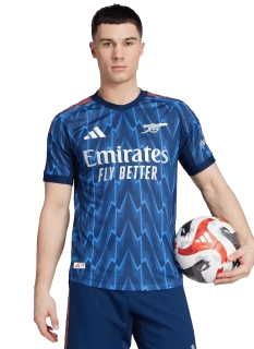 Pánský venkovní zápasový fotbalový dres Adidas Arsenal FC 25/26 modrý