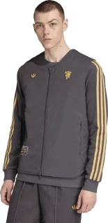 Pánská vesta Adidas Manchester United 25/26 Terrace Icons černá