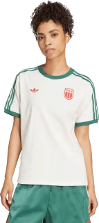 Dámské pohodlné tričko Adidas Itálie 25/26 béžové