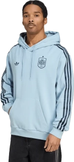 Pánská mikina s kapucí Adidas Španělsko 25/26 Track blankytná