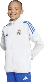 Dětská prezentační bunda Adidas Real Madrid 25/26 bílá