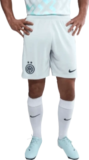Pánské venkovní fotbalové šortky Nike Inter Milan 25/26 světle modré
