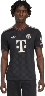 Pánský třetí fotbalový dres Adidas FC Bayern 25/26 černý