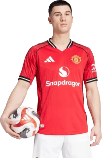 Pánský domácí zápasový dres Adidas Manchester United 25/26 červený