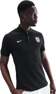 Pánská polokošile Nike Atletico Madrid 25/26 Dri-FIT černá