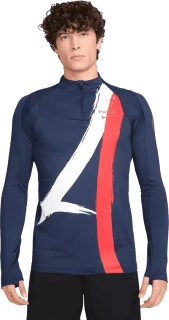 Pánská mikina Nike PSG 25/26 Strike Drill Top s dlouhým rukávem modrá