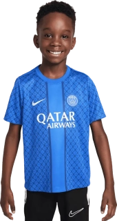 Dětský předzápasový dres Nike PSG 25/26 Academy Pro malé děti modrý
