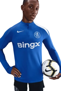 Pánská pleteninová mikina Nike Chelsea FC 25/26 Strike Drill Top modrá