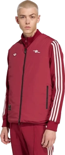 Pánská oboustranná vesta Adidas Arsenal FC 25/26 Terrace Icons červená