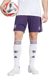 Pánské venkovní šortky Adidas Manchester United 25/26 fialové