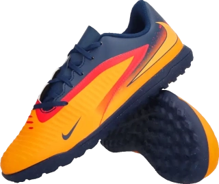 Dětské kopačky turfy Nike Phantom 6 Low Club Erling Haaland oranžové