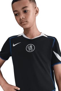 Dětský třetí fotbalový dres Nike Chelsea FC 25/26 černý