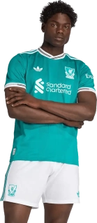 Pánský třetí zápasový fotbalový dres Adidas Liverpool FC 25/26 máta