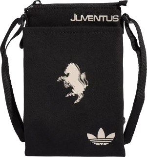 Unisex malá taštička Adidas Juventus FC 25/26 19 x 12 cm černá