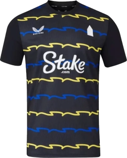 Pánský třetí fotbalový dres Castore Everton FC 25/26 černý