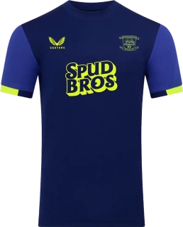 Pánský venkovní fotbalový dres Castore Preston North End 25/26 modrý