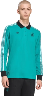 Pánské polo tričko Adidas Liverpool FC 25/26 Terrace Icons máta