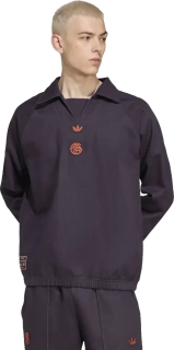 Pánský tréninkový top Adidas FC Bayern 25/26 Terrace Icons Drill fialový