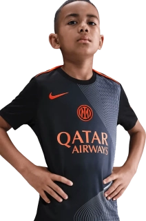 Dětský předzápasový dres Nike Inter Milan 25/26 Academy Pro černý