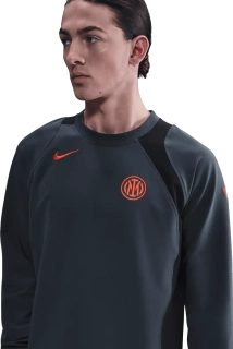 Pánská mikina Nike Inter Milán 25/26 Total 90 Crew šedá