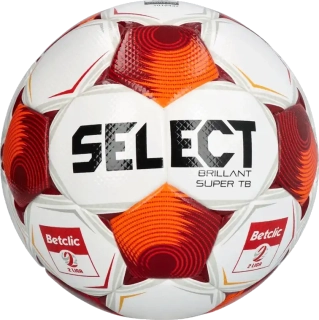 Fotbalový míč Select Brillant Super TB FIFA v25 Betclic 2 Liga velikost 5 bílý