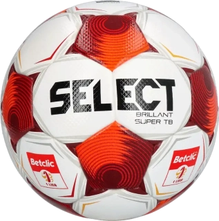 Fotbalový míč Select Brillant Super TB FIFA v25 Betclic 1 Liga velikost 5 bílý