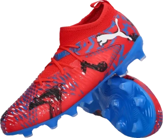 Dětské kopačky lisovky Puma Future 8 Match Playmakers FG/AG červené
