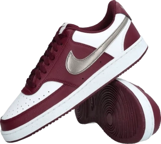 Pánská lifestylová obuv Nike Court Vision Low bílo-bordo