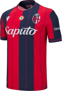 Pánský domácí fotbalový dres Macron Bologna FC 25/26 modro-červený