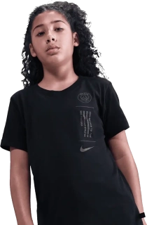 Dětské fotbalové tričko Nike PSG 25/26 Tee černé