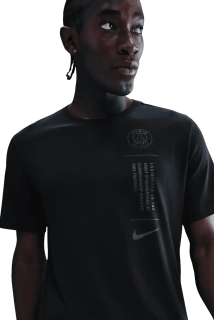 Pánské fotbalové tričko Nike PSG 25/26 Tee černé
