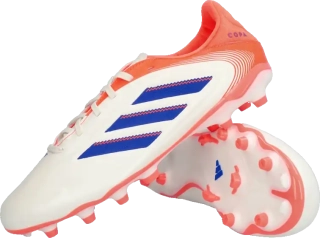Pánské kopačky lisovky Adidas Copa Pure III League FG/MG bílo-oranžové