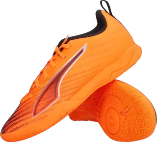 Dětské sálové kopačky Puma Ultra 6 Play IN oranžové