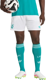 Pánské třetí fotbalové šortky Adidas Liverpool FC 25/26 máta