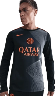 Pánské předzápasové tričko Nike Inter Milan 25/26 Academy Pro DR černé