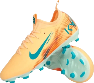 Dětské lisovky Nike Zoom Mercurial Vapor 16 Academy Kylian Mbappé FG/MG oranžové2