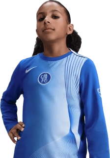 Dětský předzápasový dres Nike Chelsea FC 25/26 Dri-FIT Academy Pro DR modrý