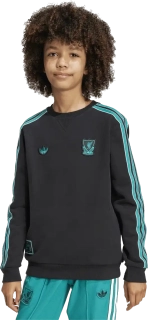 Dětská mikina Adidas Liverpool FC 25/26 Terrace Icons Sweat černá