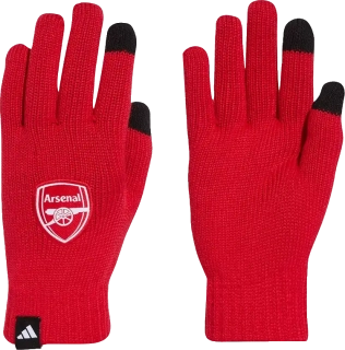 Unisex hráčské fotbalové rukavice Adidas Arsenal FC 25/26 červené