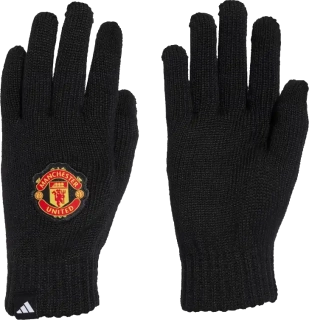 Unisex hráčské rukavice Adidas Manchester United 25/26 černé