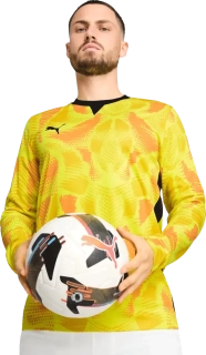Pánský brankářský dres s dlouhým rukávem Puma teamTarget žlutý