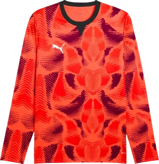 Pánský brankářský dres s dlouhým rukávem Puma teamTarget červený