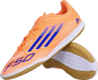 Dětské sálové kopačky Adidas F50 Club IN oranžové