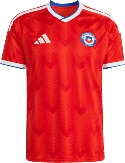 Pánský domácí fotbalový dres Adidas Chile 2026 červený