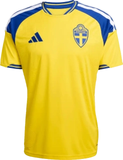 Pánský domácí fotbalový dres Adidas Švédsko 2026 žlutý