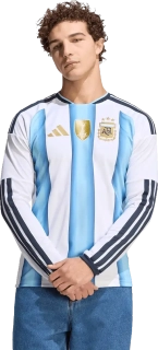 Pánský domácí fotbalový dres Adidas Argentina 2026 DR bílo-modrý