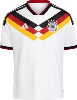 Dětský domácí fotbalový dres Adidas Německo 2026 bílý