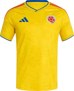 Pánský domácí fotbalový dres Adidas Kolumbie 2026 žlutý